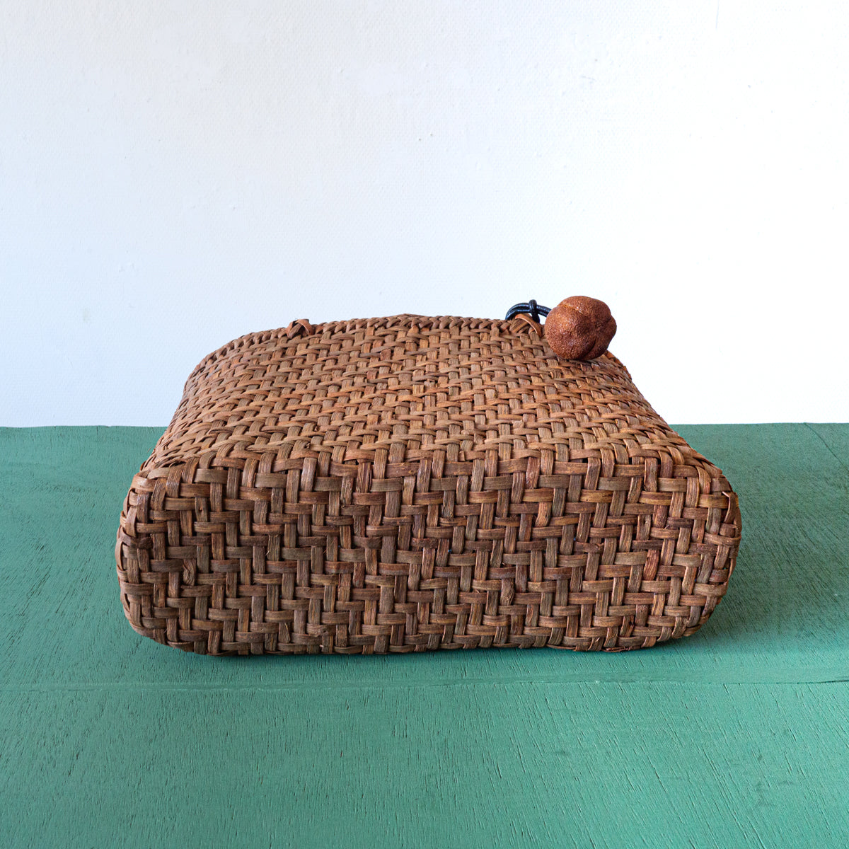 山葡萄バスケット(裂織中敷き)