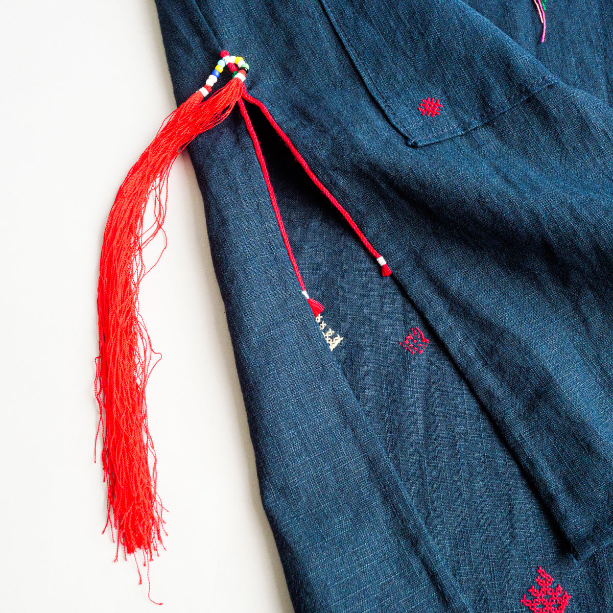 ヤオ族麻ロングジャケット