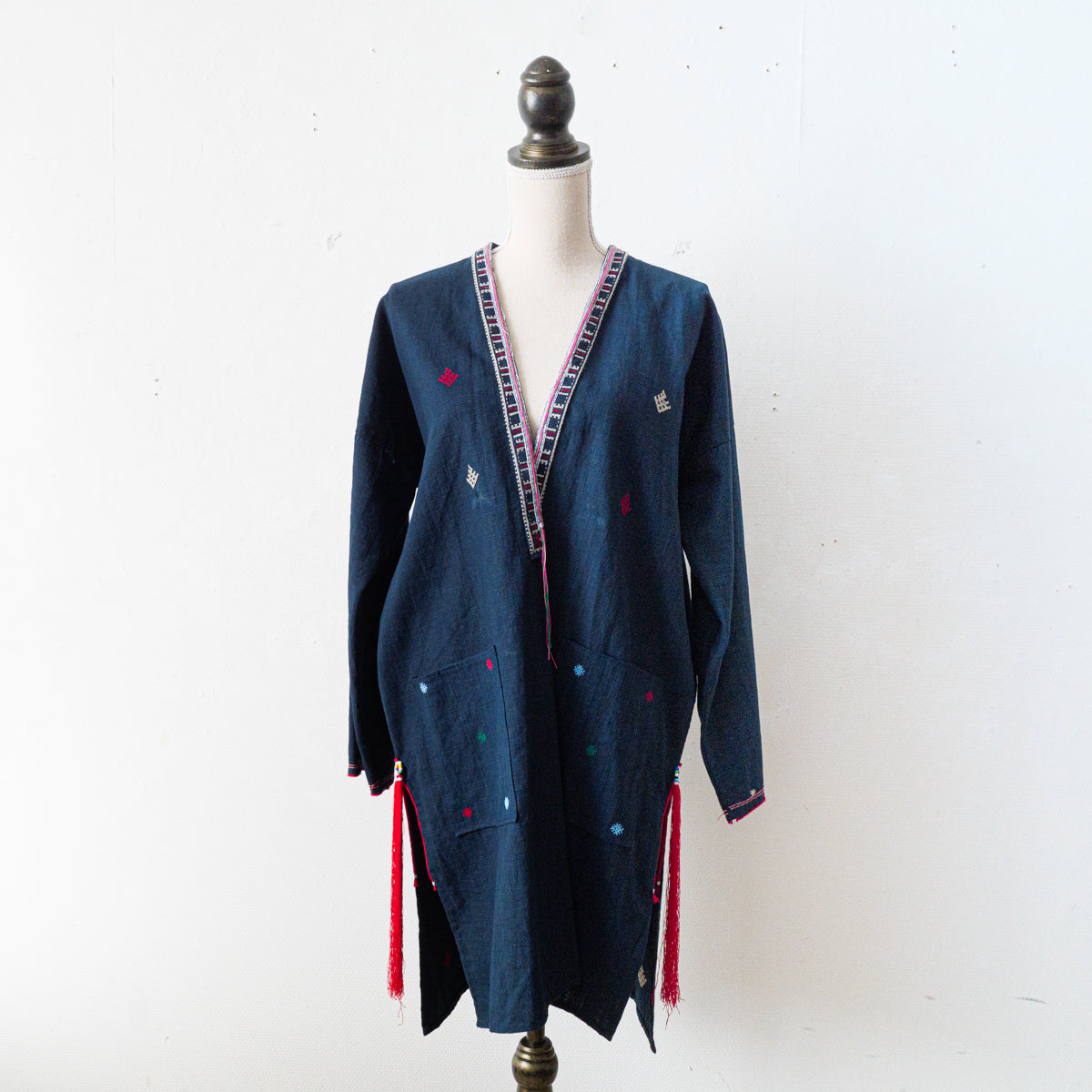 ヤオ族麻ロングジャケット