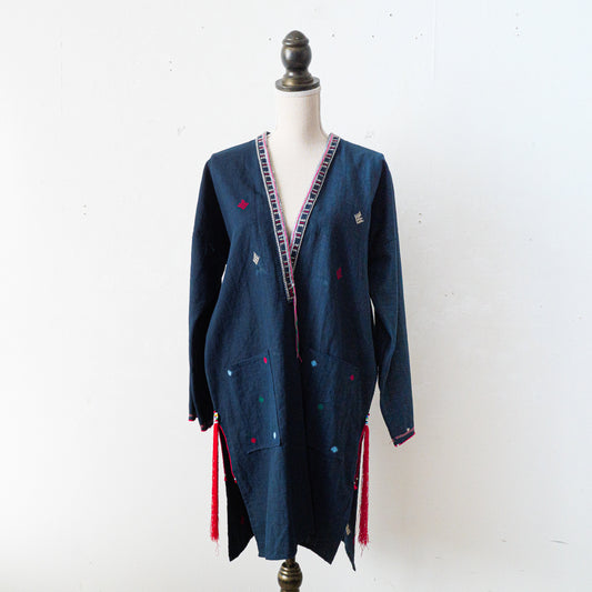 ヤオ族麻ロングジャケット