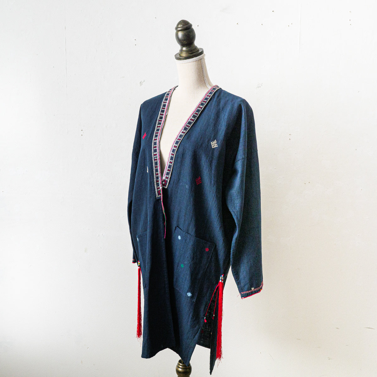 ヤオ族麻ロングジャケット