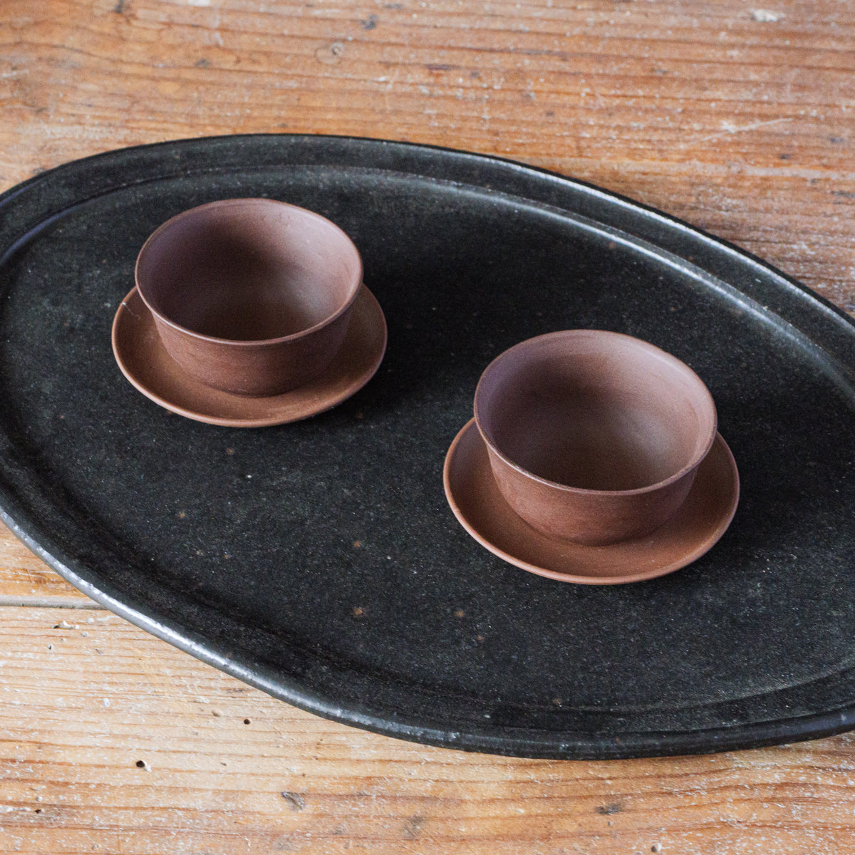 紫砂カップ&ソーサー