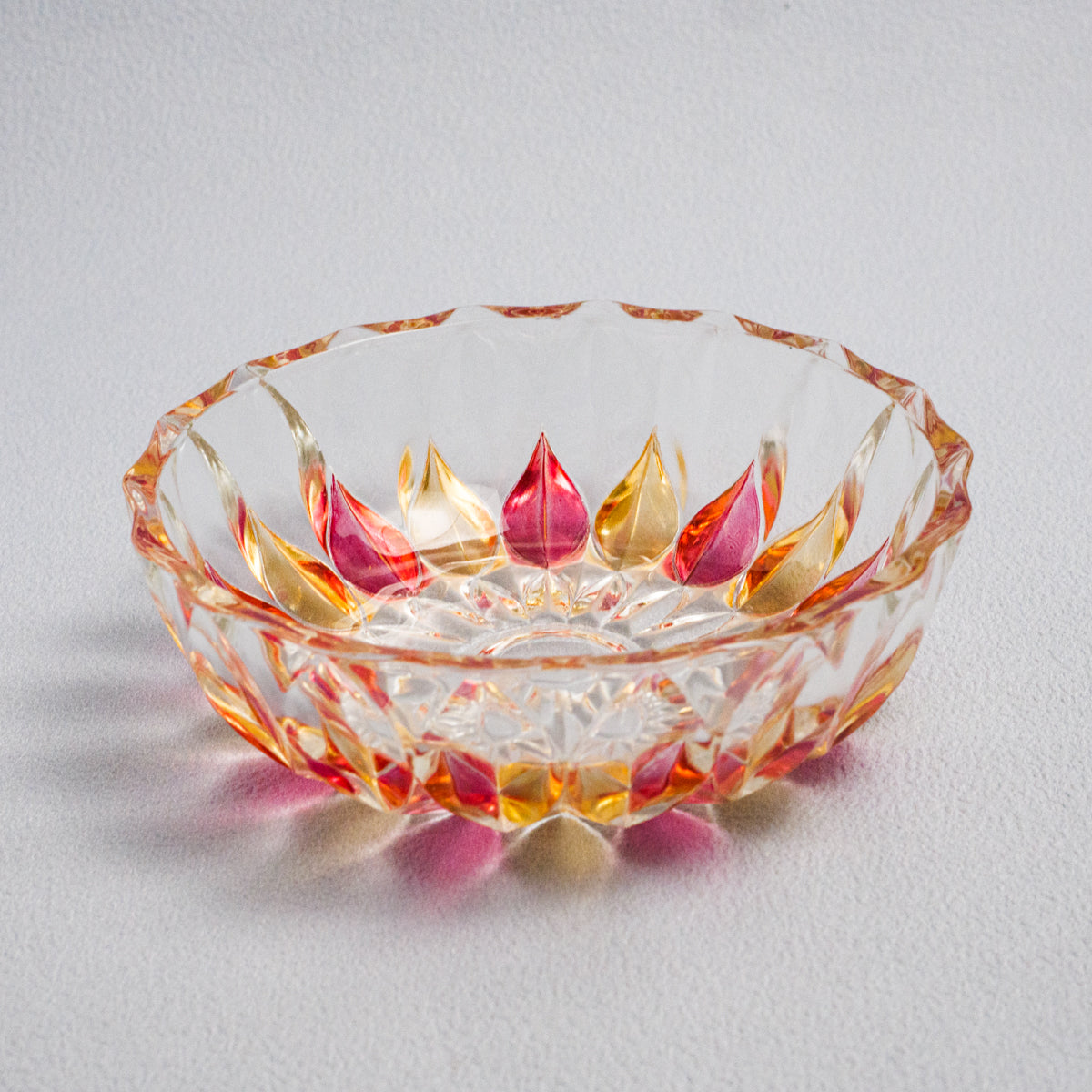 装飾レトロガラス小皿