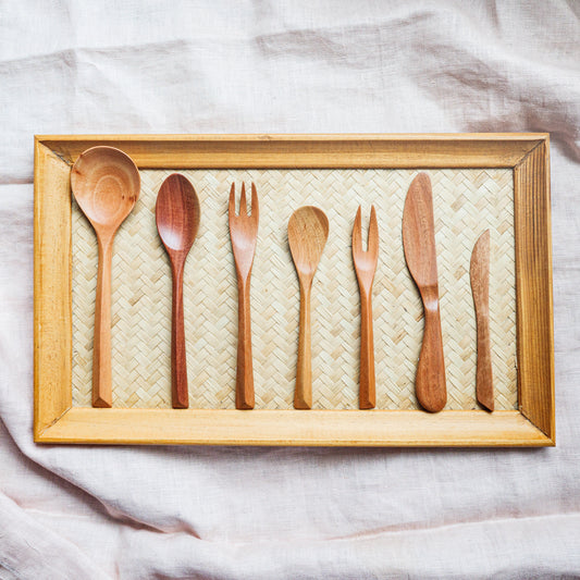 ユーカリ木カトラリー