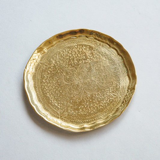 ブラスラウンドトレイ