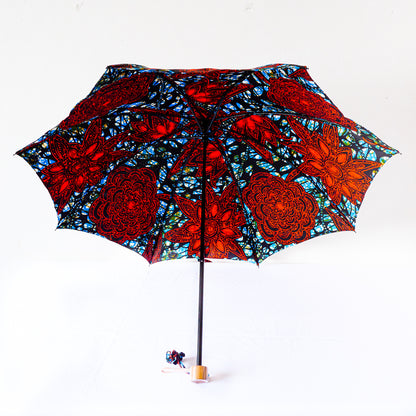 カンガ日傘（折たたみ）