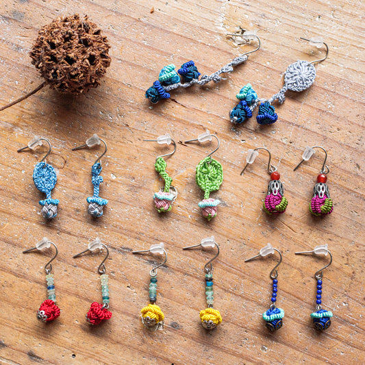 モロッコボタンピアス(フック)