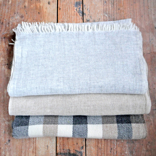 カシミヤマフラー(原毛色)