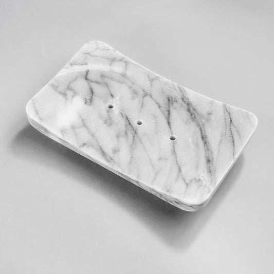 長方形大理石ソープトレイ