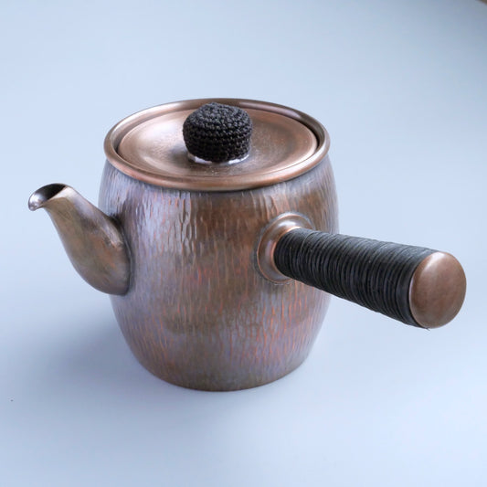 銅製急須タル形(大)タテゴザ目